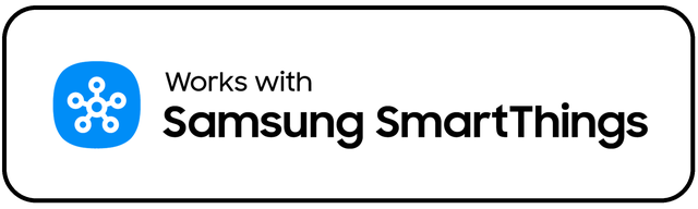 Works with Samsung SmartThings